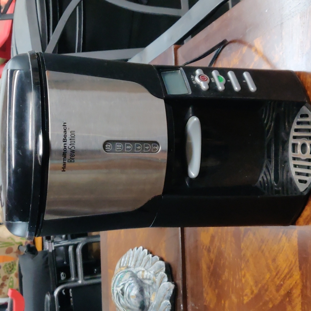 Hamilton Beach Bruce station coffee maker.